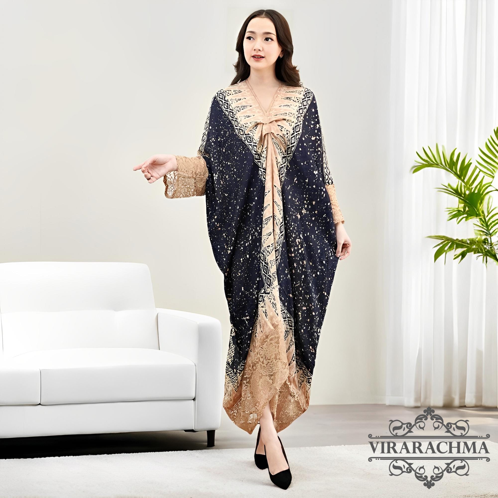 open lace back dress Bali Batik Dress  Indulge by Clairey