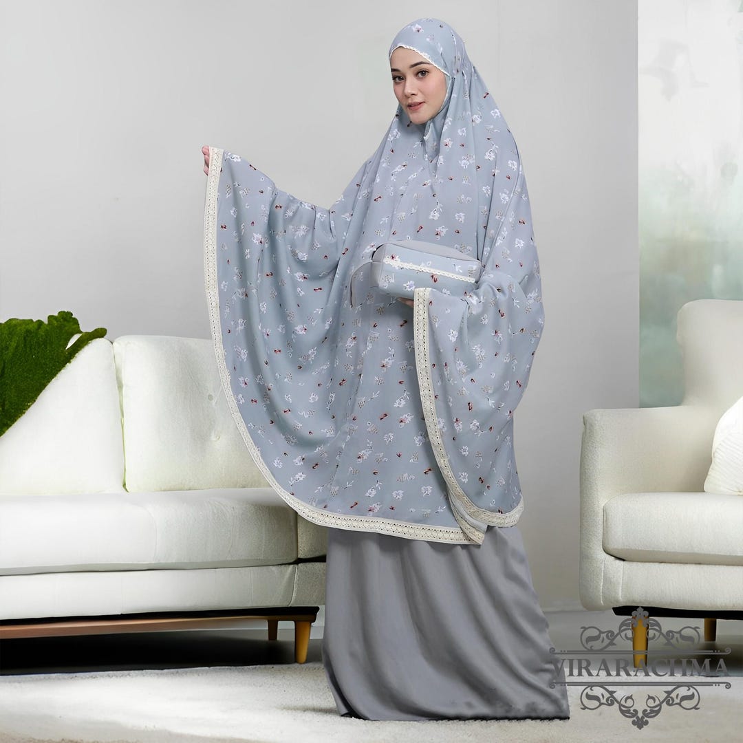 Prayer Robe Rayon Adult Prayer Robe Elegant Aruna Lace Motif, Elegant and Modern ...