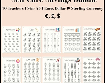 Self-Care Savings Tracker: A5 Budget Insert (Digital Download)