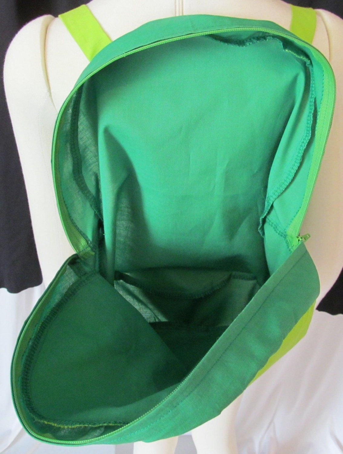 Finn Backpack Adventure Time Green Back Pack Cosplay Costume Etsy