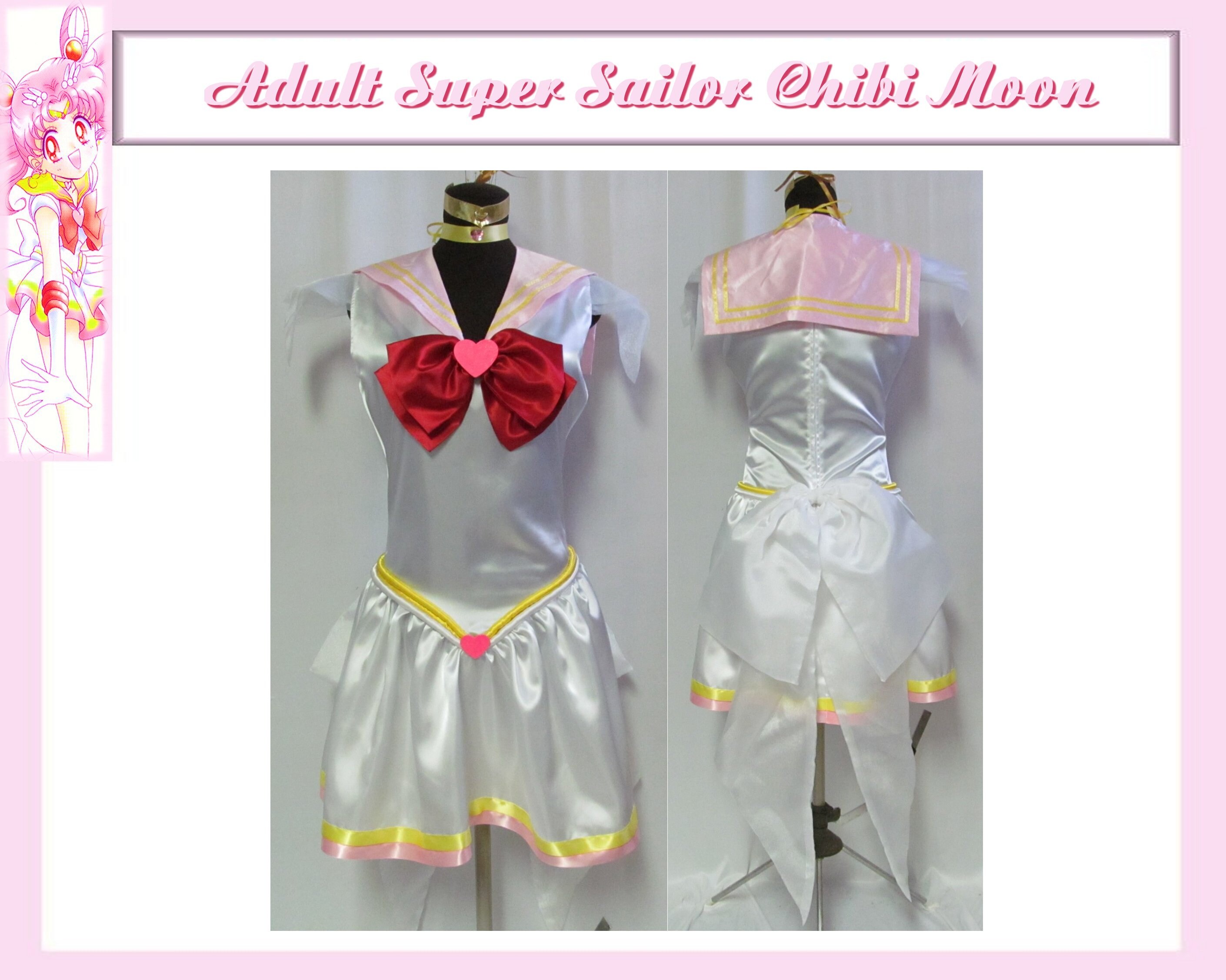 Super Sailor Chibi Mini Moon Costume Cosplay Adult Women's | Etsy