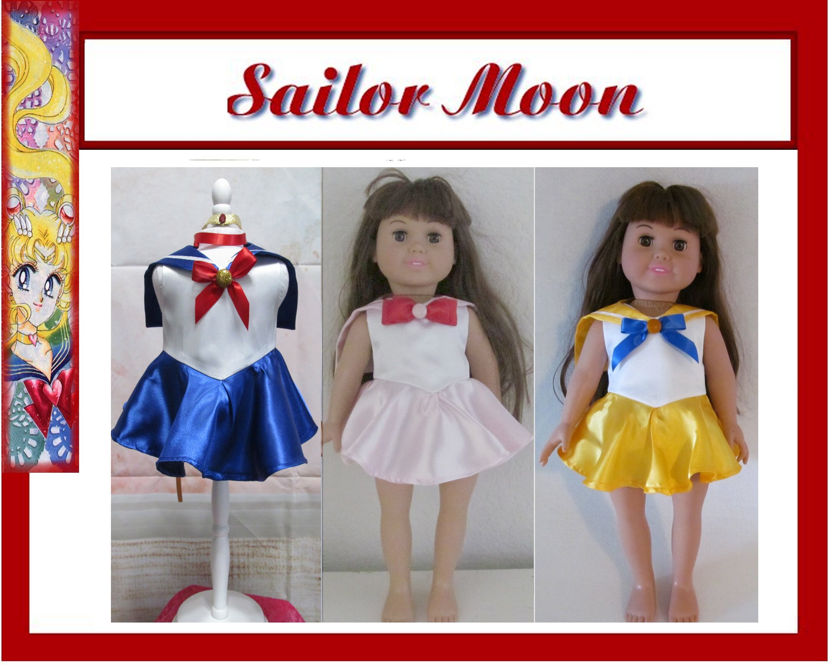 sailor moon doll clothes