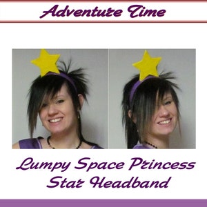 Lumpy Space Princess Star Headband Cosplay Costume Accessories Accessory One Size Fits All Free US Shipping