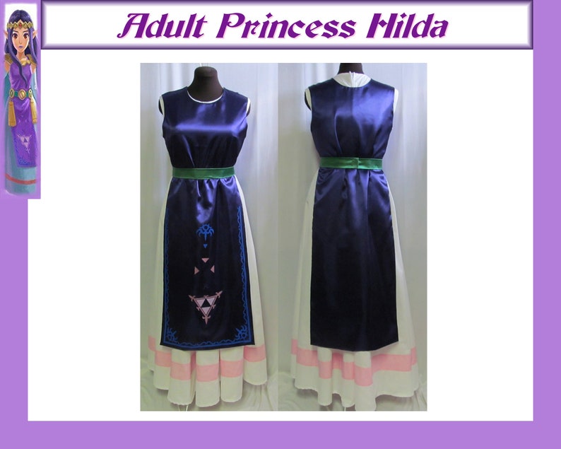 Christmas Plus Size Legend of Zelda Link Between Worlds Princess Hilda Cosplay Costume Adult Women/'s 16 18 20 22 24