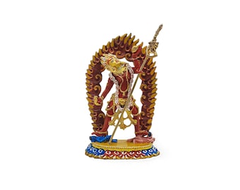 4-Inch Vajrayogini Buddhist Miniature Statue, Thangka Color Finishing