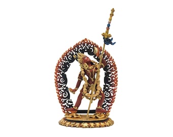 7-Inch Vajrayogini, Buddhist Miniature Statue, Thangka Color Finishing