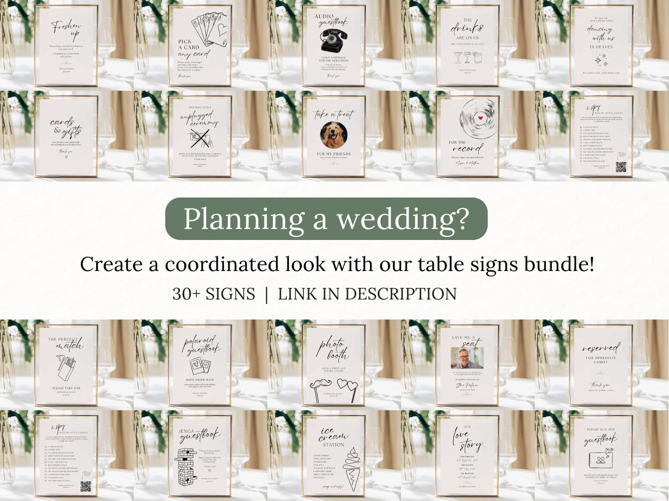 Playing Card Guest Book Sign, Pick a Card Guestbook Wedding Table Sign ...