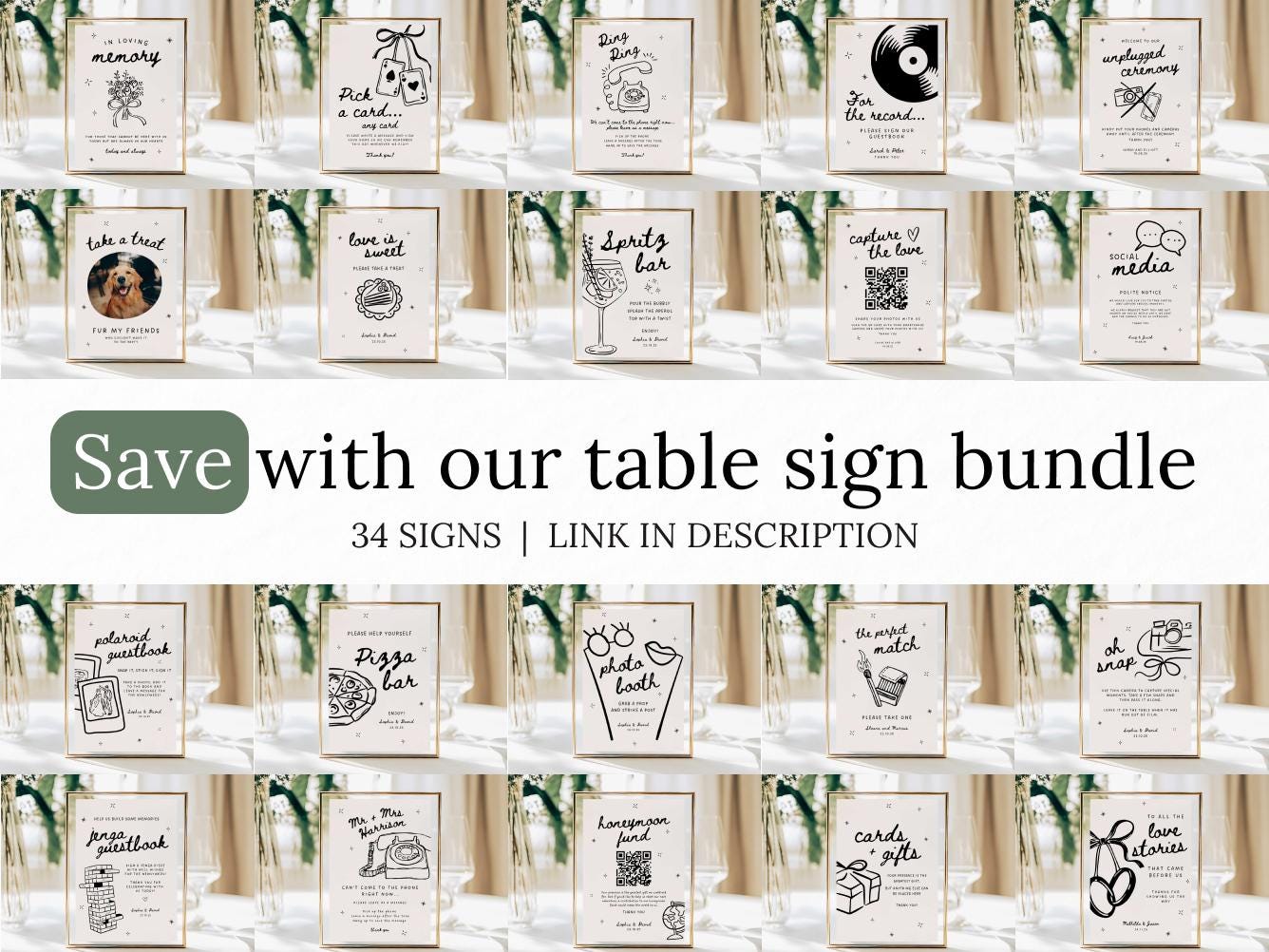 Playing Card Guest Book Sign, Pick a Card Wedding Table Sign, Unique ...