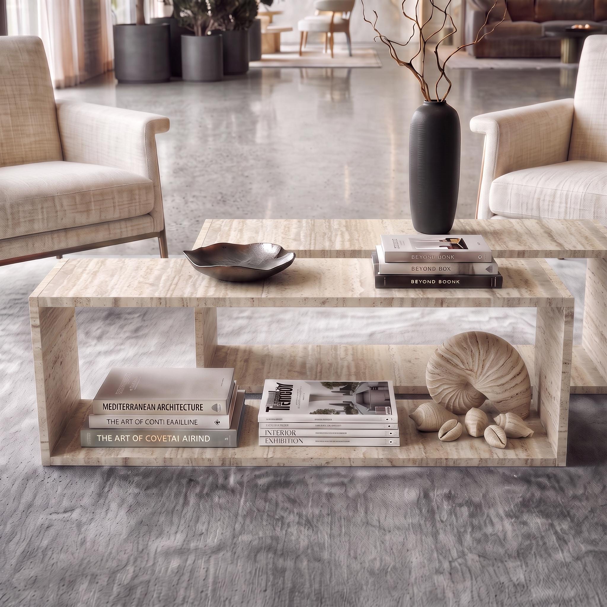 Mid century modern marble coffee table - Etsy 日本