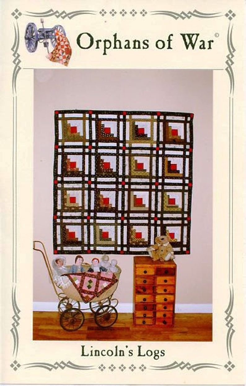 Quilt Pattern Lincoln's Logs Etsy