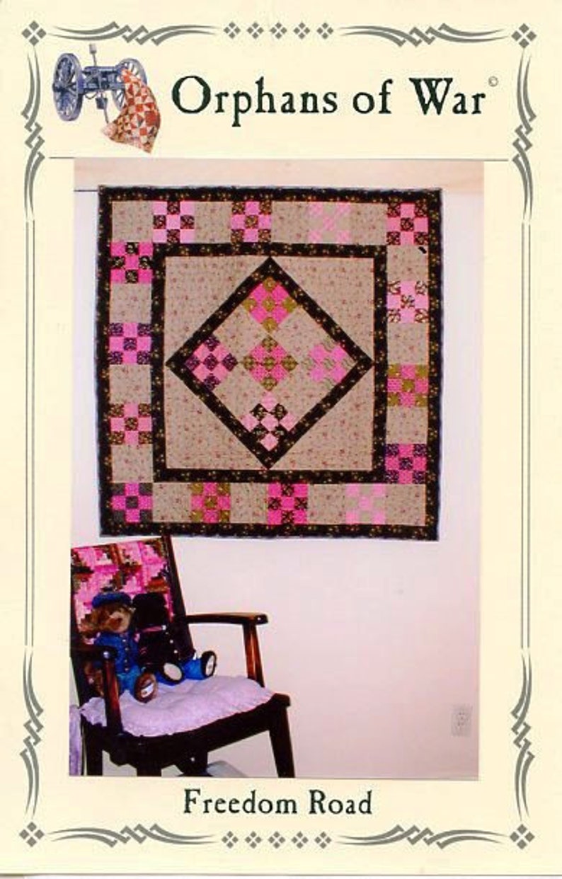 Quilt Pattern Freedom Road Etsy