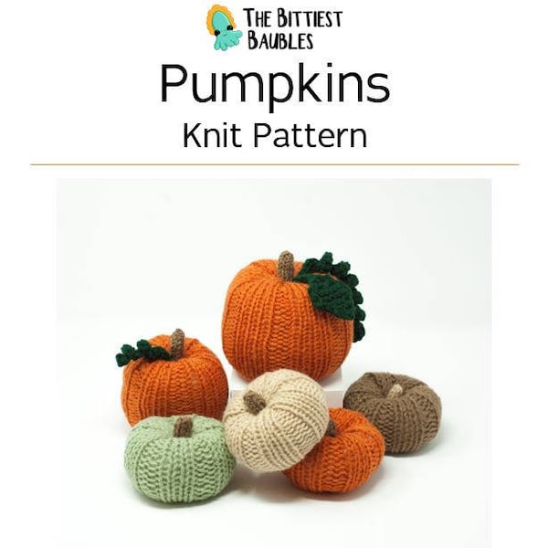 Pumpkins / Knit / Pattern / Halloween / DIY / Decor