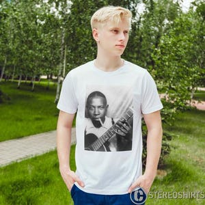 Robert Johnson T Shirt SS190 Unisex Graphic Tee 100% Cotton White FREE UK delivery