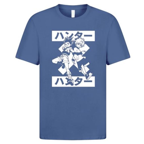 Hunter X Hunter T Shirt GT341 Unisex Style 100% Cotton Blue - Etsy