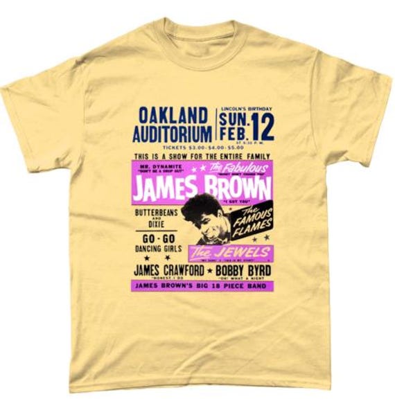 The Fabulous James Brown Show T Shirt GT080 Unisex Style 100
