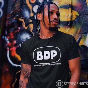 BDP T Shirt SS105 Unisex Graphic Tee 100% Cotton Black