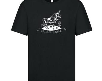 Elliott Smith T Shirt GT154 Unisex Style 100% Cotton Black