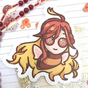 Autocollant/sticker Kawaii abeille Genshin Impact | Mavuika
