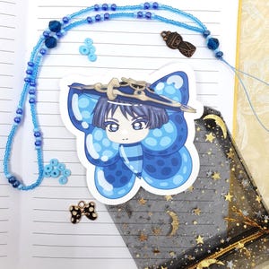 Autocollant/sticker Kawaii papillon Genshin Impact | Scaramouche