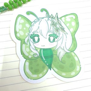 Autocollant/sticker Kawaii papillon Genshin Impact | Nahida