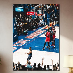 Stephen Curry NBA Canvas Wall Art, Stephen Curry Canvas Wall Art, Wardell Stephen Curry II Poster Print, Stephen Curry Basketball Player