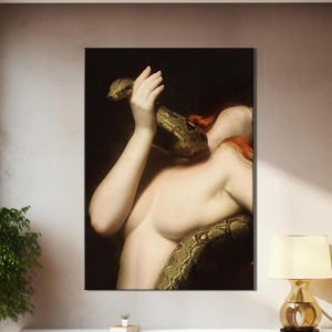 Lilith, 1887 Canvas Wall Art, Vintage Figurative Artwork, Framed Historical Print, Classic Art Decor, Antique Canvas for Living Room