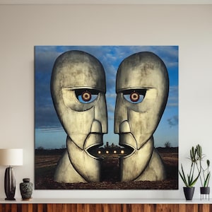 Pink Floyd 1994, pochette de l'album, cloche, oeuvre d'art murale en toile, impression de légende de la musique, art rupestre classique