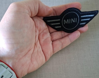 Motor Car Brand Iron-On Patch, Vinyl Player Badge, Vintage Decorative Patch, DIY Embroidery, Embroidered Applique