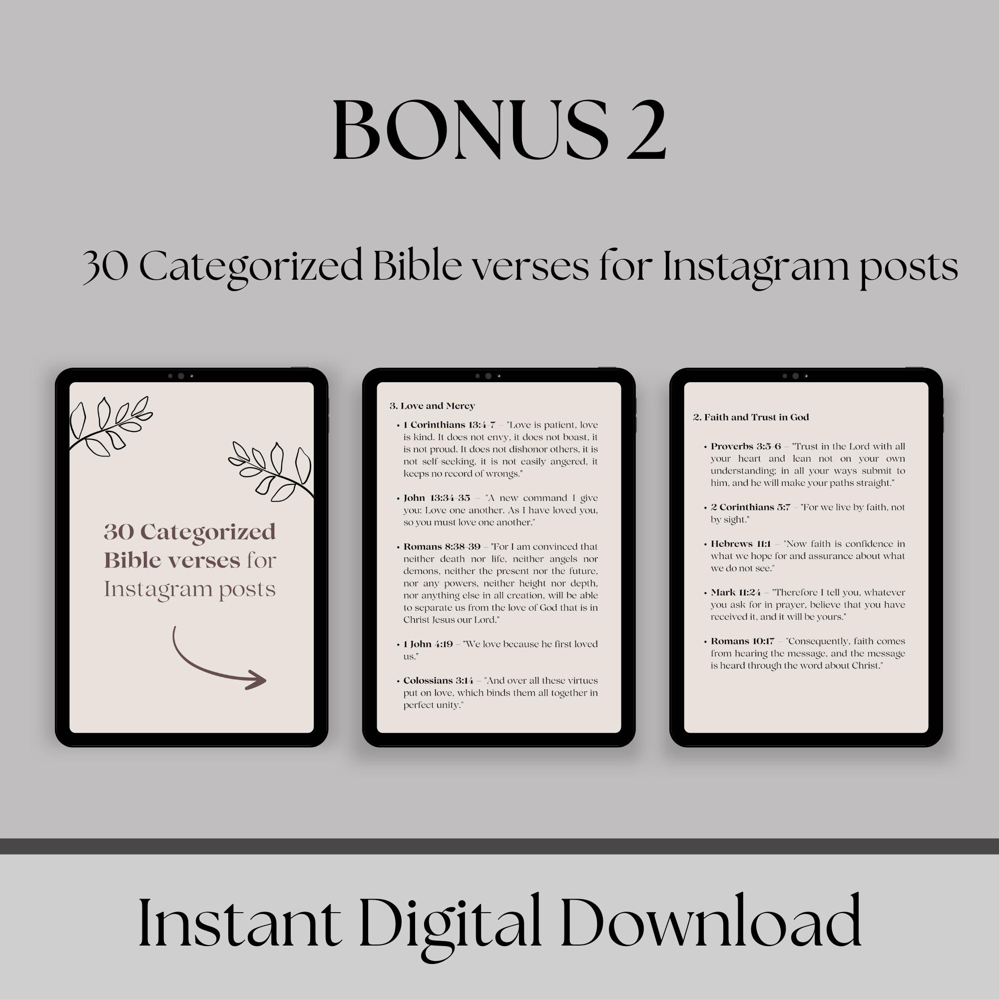 150 Christian Instagram Post Templates Grey Faith Instagram Templates ...