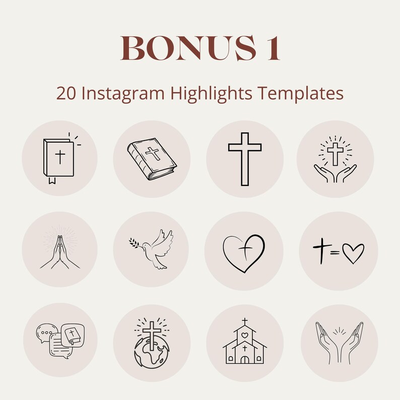 100 Christian Instagram Post Templates Faith Instagram Templates ...