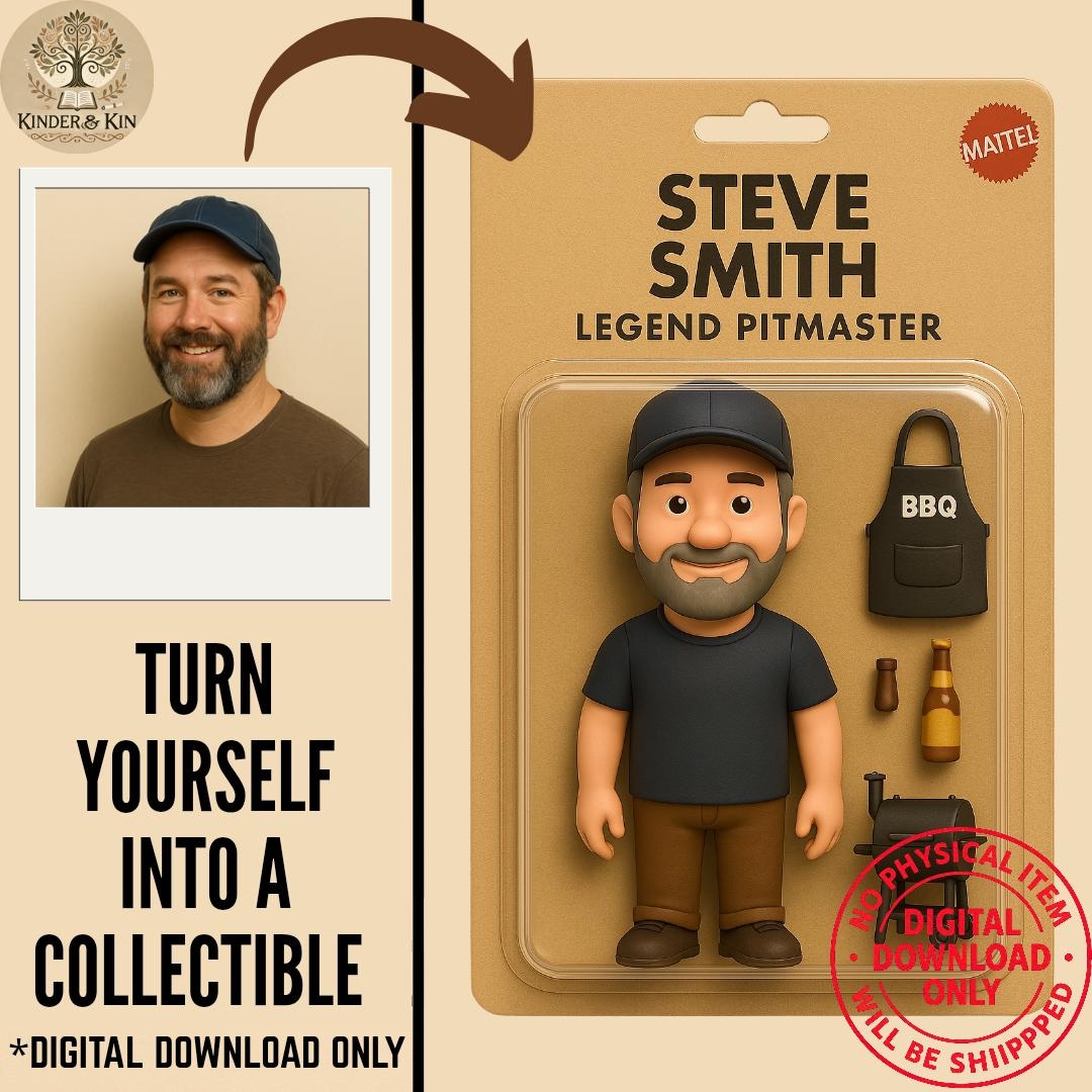 Custom Action Figure Portrait: Personalized Toy Box Art (digital ...