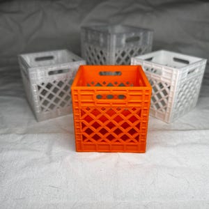 Mini Crates: Desk Organizer for Business Cards & Pens