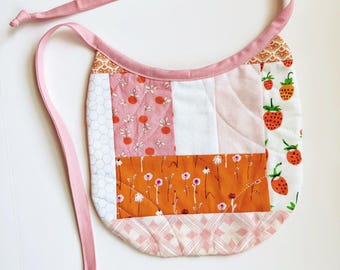 Bavoir Heirloom Patchwork - No. 47 Orange Creamsicle