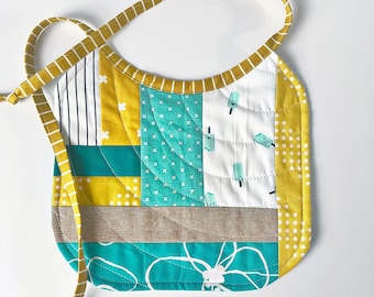 Heirloom Patchwork Bib - No. 34 Summer Popsicle