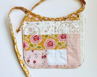 Bavoir Heirloom Patchwork - N° 46 Sunset Garden