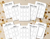 2026 Vision Board Printable | Goal Setting & Manifestation PDF
