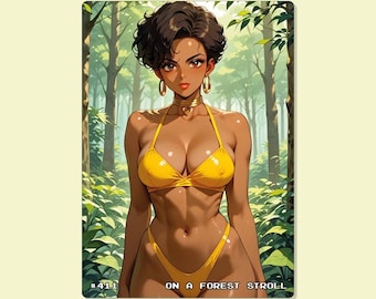 Carta Anime Sexy, #411, Carte Waifu, TCG, Olografica