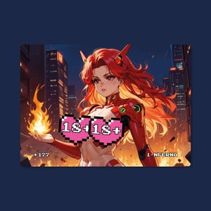 Sexy Anime Karte, #177 1-nferna, Waifu Cards, Tcg, holographisch