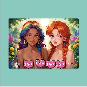 Sexy Anime Karte, #167 Lass uns spielen, Waifu Cards, Tcg, holographisch