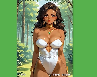 Carta Anime Sexy, n. 474, Carte Waifu, TCG, Olografica