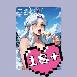 Carta Anime Sexy, #184 Principessa Everice, Carte Waifu, TCG, Olografica