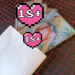 Set di carte anime sexy, 6 carte set Waifu, carte Waifu 18+, TCG, olografiche, 18+, mature