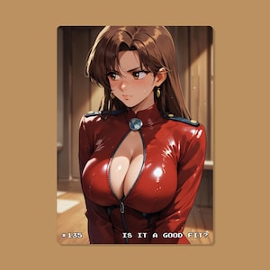 Carta Sexy Anime, #135 É uma boa opção?, Cartas Waifu, TCG, Holográfica