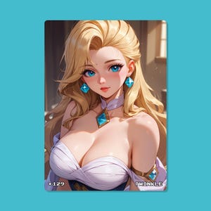 Sexy Anime Card, #129 Twinkle, Waifu Cards, TCG, Holographic
