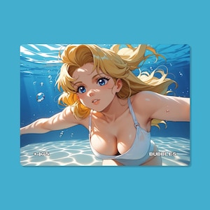 Sexy Anime Card, #175 Bubbles, Waifu Cards, TCG, Holographic