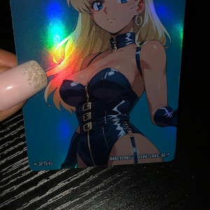 Carta Sexy Anime, #256 Resposta errada!, Cartas Waifu, TCG, Holográficas