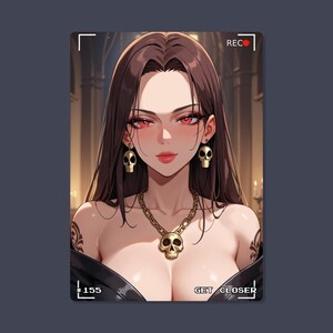 Sexy Anime Karte, #155 Get näher, Waifu Cards, TKG, Holographisch