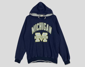 Vintage 90's University of Michigan Sweater Hoodie Michigan
