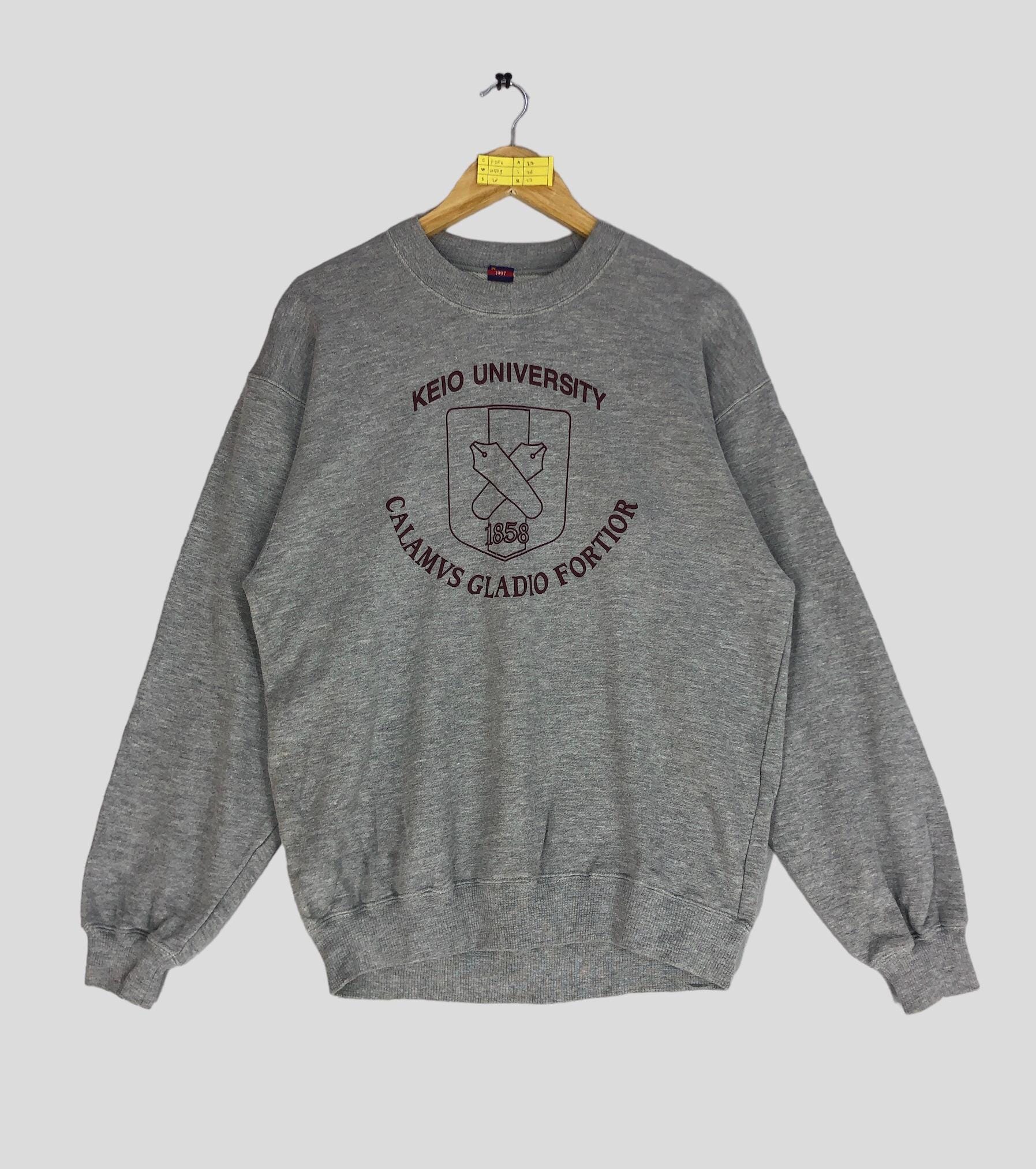 Vintage 90s Keio University Tokyo Sweatshirt Medium Keio