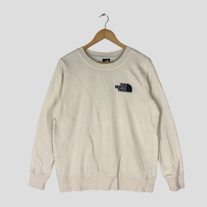 Vintage Y2K The North Face Women Sweatshirt Medium The North Face All Embroidery Logo Crewneck Pullover Jumper Womenswear Size M